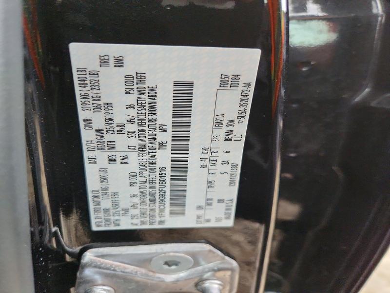 Aukcja sprzedaży 2015 Ford Escape, vin: 1FMCU9G92FUB01516, numer aukcji: 50465916