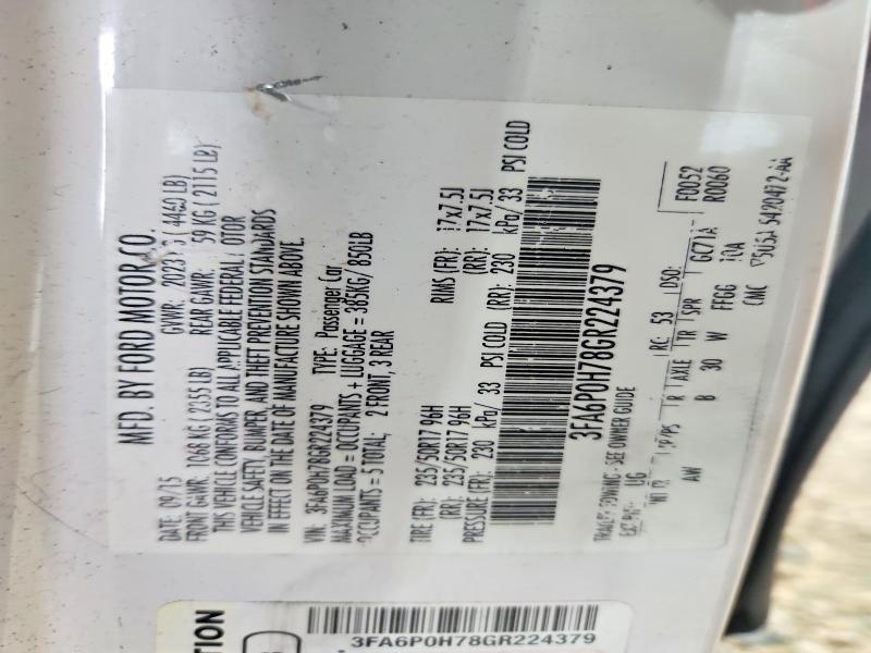 51832276 :رقم المزاد ، 3FA6P0H78GR224379 vin ، 2016 Ford Fusion مزاد بيع
