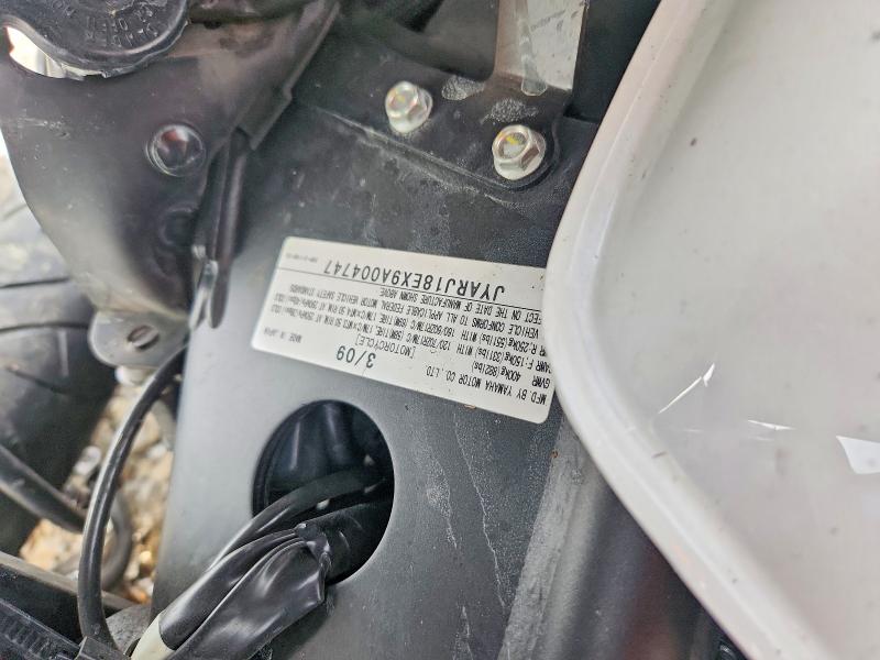 Продажа на аукционе авто 2009 Yama Fz6r, vin: JYARJ18EX9A004747, номер лота: 48363076
