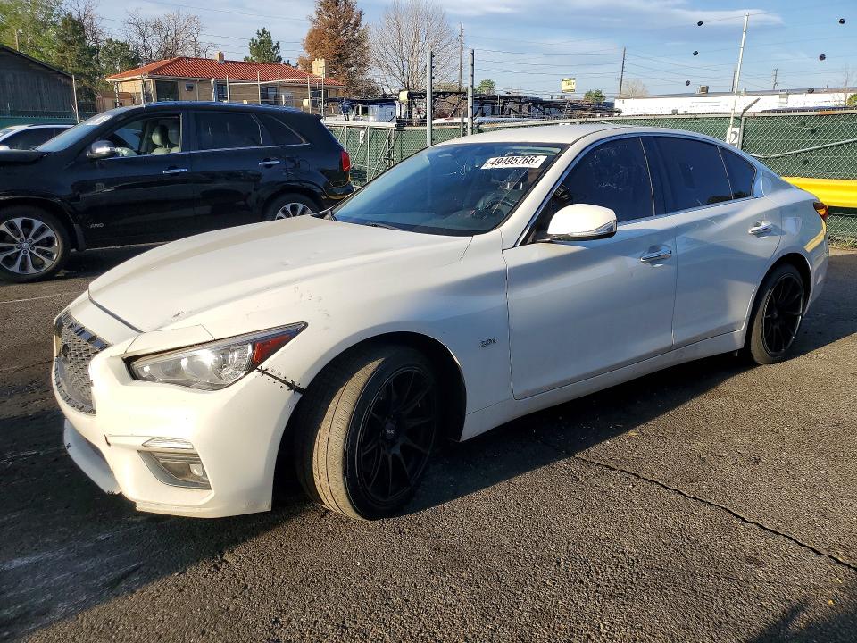 2019 Infiniti Q50 მანქანა იყიდება აუქციონზე, vin: JN1CV7AP1KM110184, აუქციონის ნომერი: 49495766