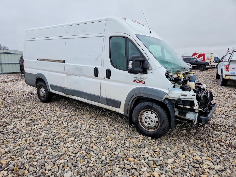 2018 Ram Promaster 3500 მანქანა იყიდება აუქციონზე, vin: 3C6URVJG0JE153655, აუქციონის ნომერი: 49463076