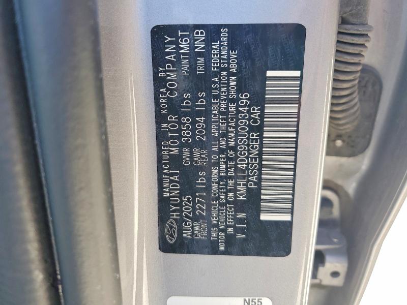 Продаж на аукціоні авто 2025 Hyundai Elantra, vin: KMHLL4DG9SU093496, номер лоту: 49791306