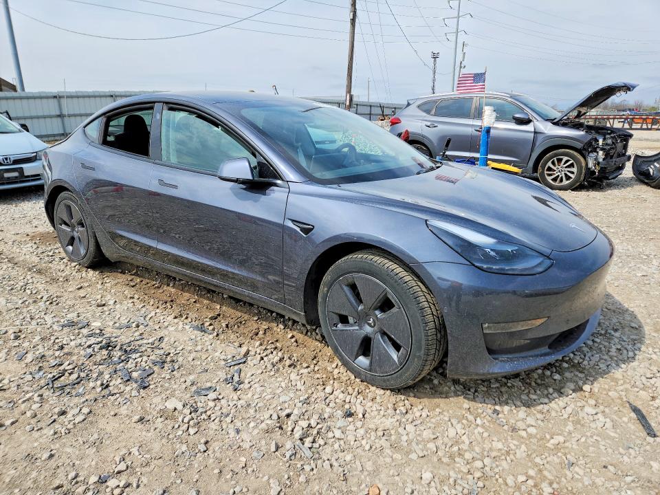 2022 Tesla Model 3 მანქანა იყიდება აუქციონზე, vin: 5YJ3E1EB8NF250996, აუქციონის ნომერი: 48312896