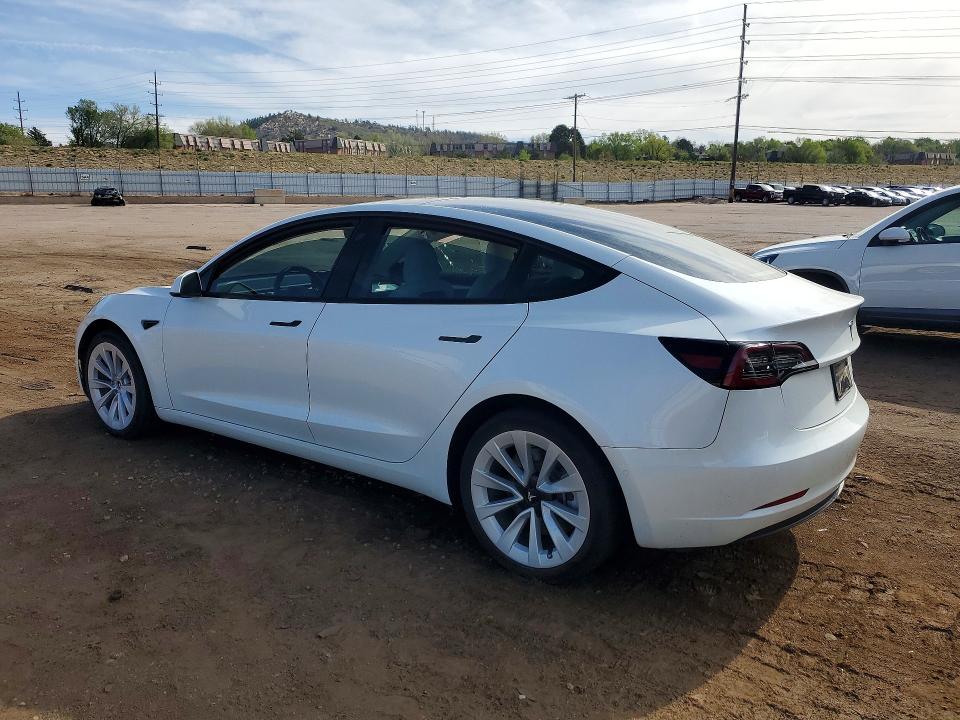 2022 Tesla Model 3 მანქანა იყიდება აუქციონზე, vin: 5YJ3E1EB5NF264354, აუქციონის ნომერი: 50504956