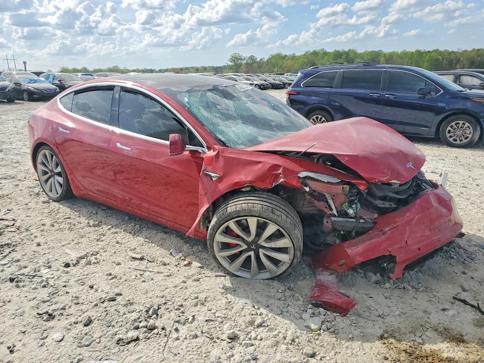 2018 Tesla Model 3 მანქანა იყიდება აუქციონზე, vin: 5YJ3E1EBXJF079954, აუქციონის ნომერი: 48017436