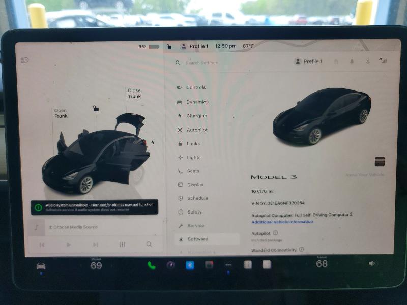 Aukcja sprzedaży 2022 Tesla Model 3, vin: 5YJ3E1EA6NF370254, numer aukcji: 51206556