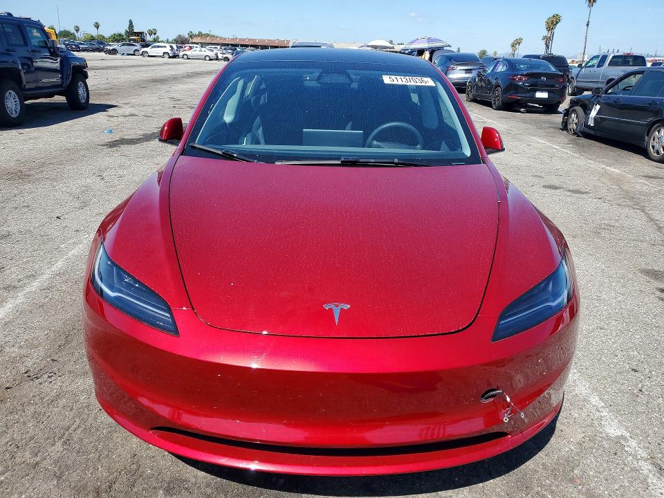Продажа на аукционе авто 2025 Tesla Model 3, vin: 5YJ3E1EA8SF000693, номер лота: 51137036