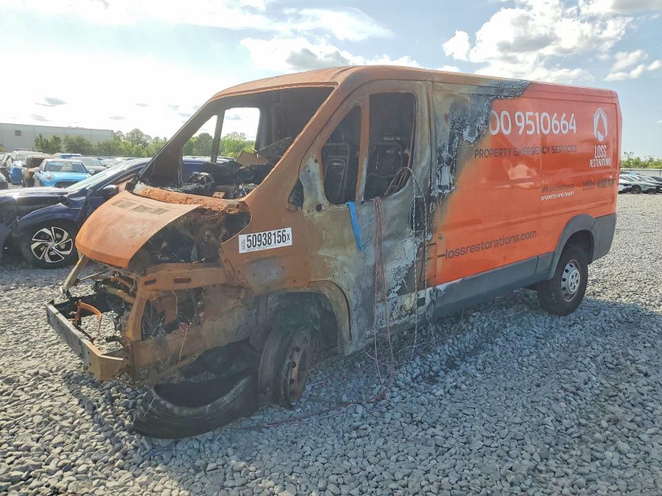 50938156 :رقم المزاد ، 3C6TRVAG7GE112007 vin ، 2016 Ram Promaster 1500 مزاد بيع