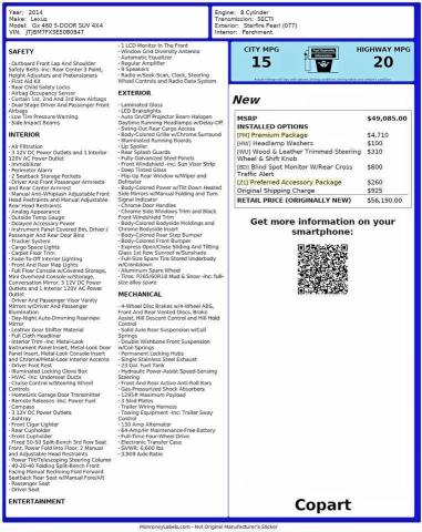 Продаж на аукціоні авто 2014 Lexus Gx 460, vin: JTJBM7FX3E5080847, номер лоту: 49089746
