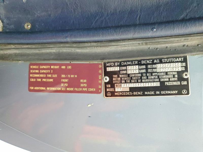 Aukcja sprzedaży 1986 Mercedes-benz 560, vin: WDBBA48D0GA038433, numer aukcji: 51060566