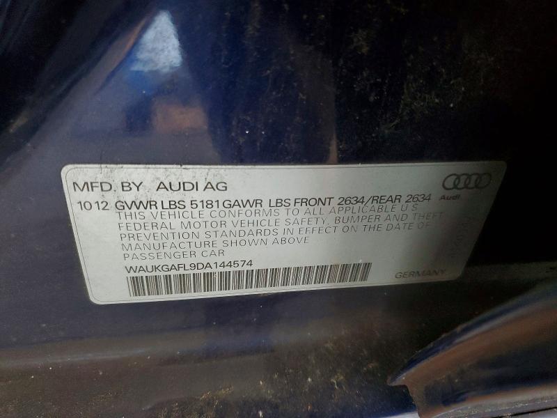 Aukcja sprzedaży 2013 Audi S4, vin: WAUKGAFL9DA144574, numer aukcji: 51517796
