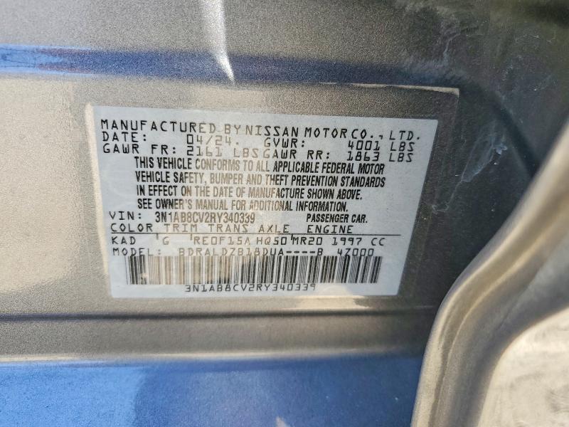 Aukcja sprzedaży 2024 Nissan Sentra, vin: 3N1AB8CV2RY340339, numer aukcji: 49902006