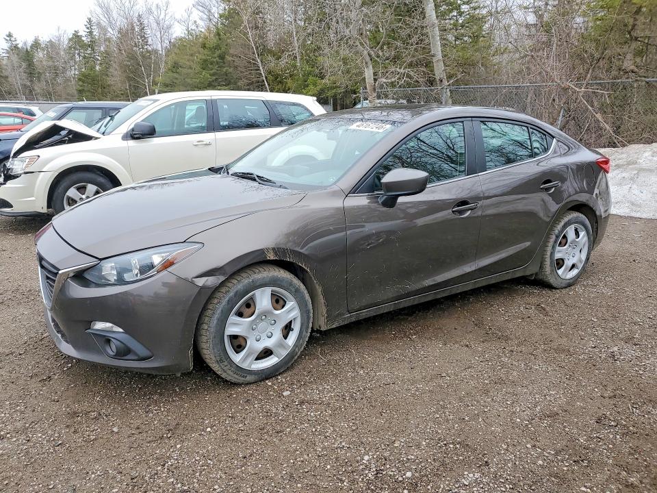 46167246 :رقم المزاد ، 3MZBM1V72FM143253 vin ، 2015 Mazda 3 مزاد بيع