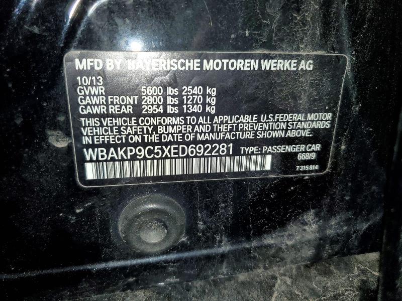 Продажа на аукционе авто 2014 Bmw 550, vin: WBAKP9C5XED692281, номер лота: 49900486