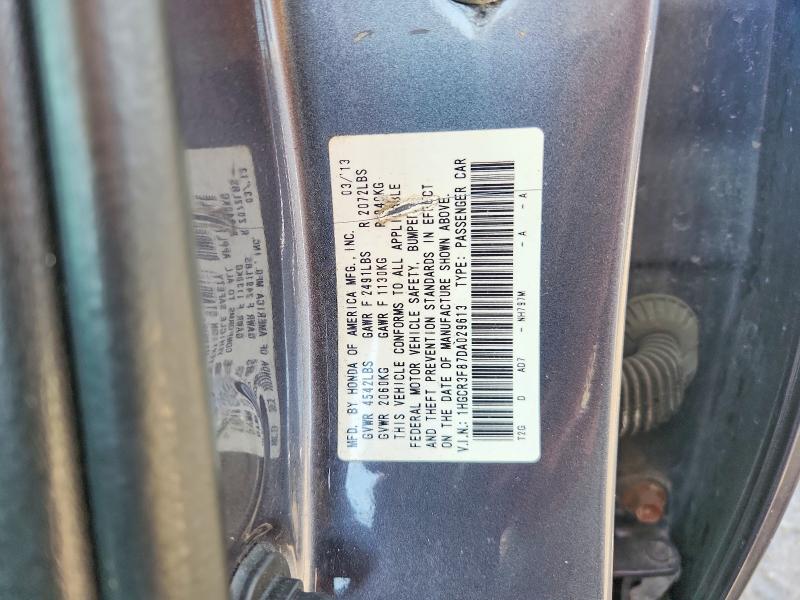 Продажа на аукционе авто 2013 Honda Accord, vin: 1HGCR3F87DA029613, номер лота: 49426446
