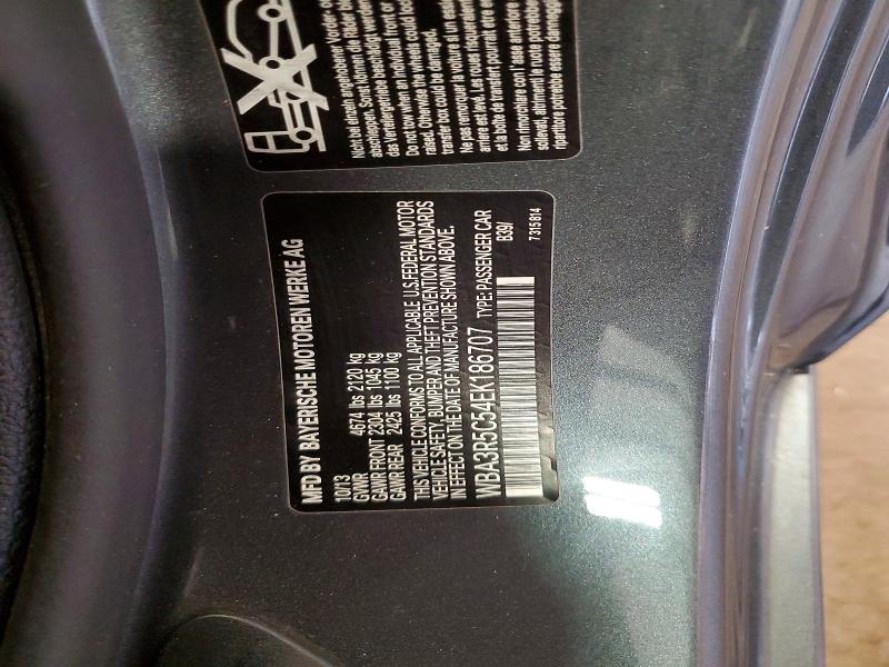 48787356 :رقم المزاد ، WBA3R5C54EK186707 vin ، 2014 Bmw 435 مزاد بيع