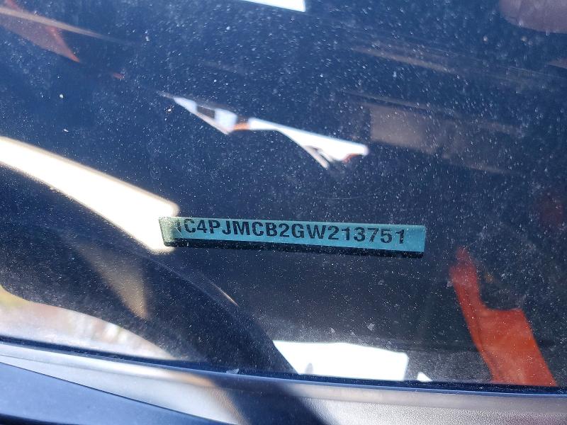 49379166 :رقم المزاد ، 1C4PJMCB2GW213751 vin ، 2016 Jeep Cherokee مزاد بيع