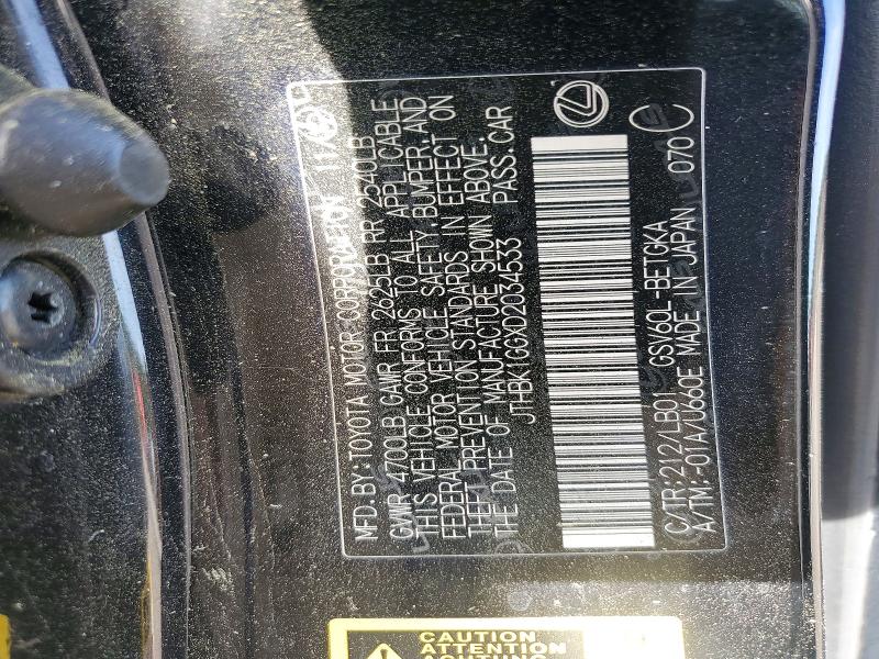 Продажа на аукционе авто 2013 Lexus Es 350 4d, vin: JTHBK1GGXD2034533, номер лота: 49221636