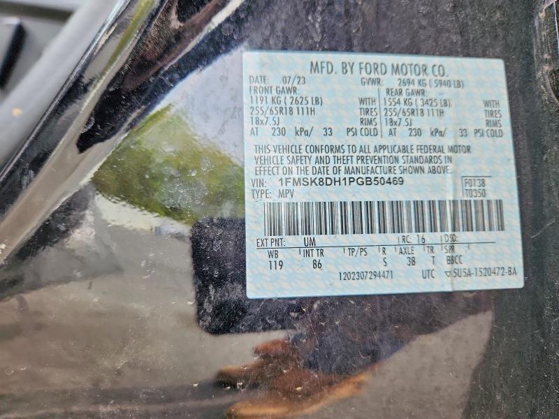 Aukcja sprzedaży 2023 Ford Explorer, vin: 1FMSK8DH1PGB50469, numer aukcji: 51662236