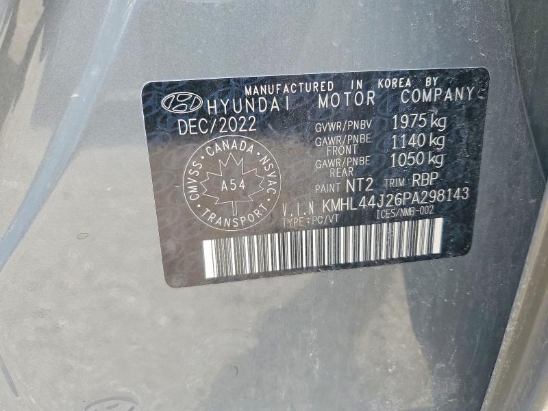 50438326 :رقم المزاد ، KMHL44J26PA298143 vin ، 2023 Hyundai Sonata مزاد بيع