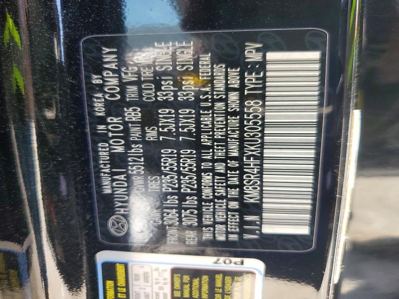 Aukcja sprzedaży 2019 Hyundai Santa Fe Xl, vin: KM8SR4HFXKU305558, numer aukcji: 50341186