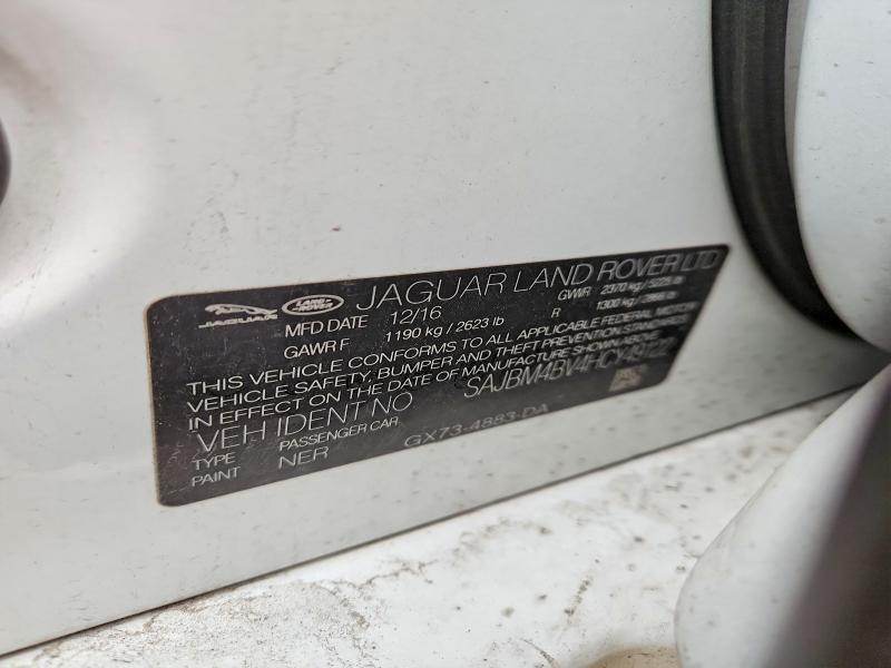 51093056 :رقم المزاد ، SAJBM4BV4HCY49122 vin ، 2017 Jaguar Xf مزاد بيع
