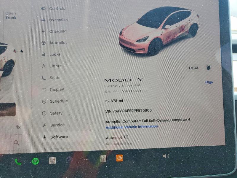 Aukcja sprzedaży 2023 Tesla Model Y, vin: 7SAYGAEE2PF836805, numer aukcji: 49685826