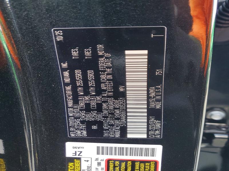 2026 Lexus Tx 350 მანქანა იყიდება აუქციონზე, vin: 5TDAAAB66TS052551, აუქციონის ნომერი: 51644466