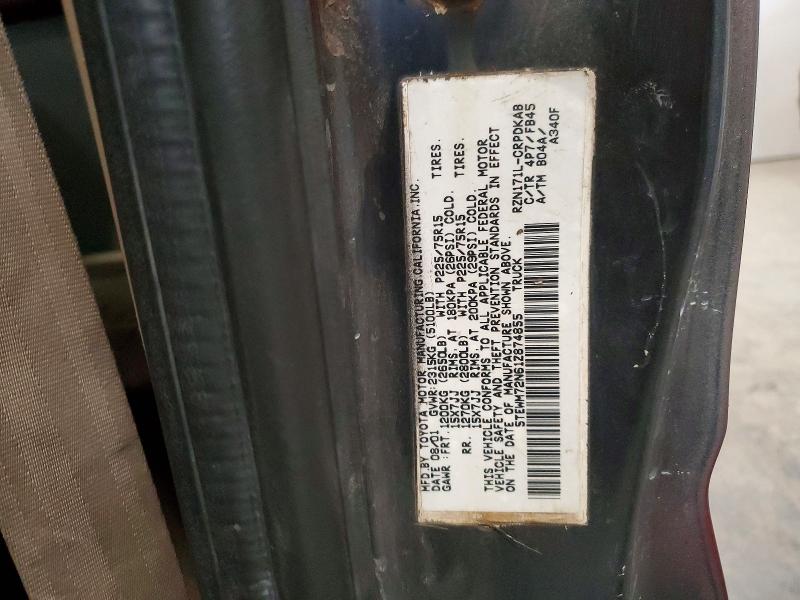 Aukcja sprzedaży 2001 Toyota Tacoma, vin: 5TEWM72N61Z874855, numer aukcji: 49311256