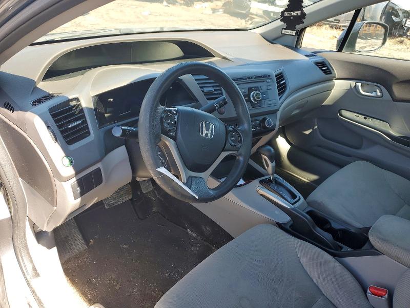 2012 Honda Civic მანქანა იყიდება აუქციონზე, vin: 2HGFB2F4XCH119993, აუქციონის ნომერი: 49902176