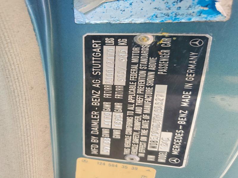 Продажа на аукционе авто 1989 Mercedes-benz 300, vin: WDBEA50D3KA858271, номер лота: 51387746