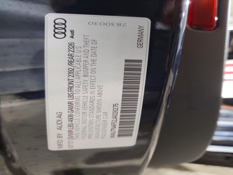 2018 Audi A5 მანქანა იყიდება აუქციონზე, vin: WAUTNAF52JA026275, აუქციონის ნომერი: 45913586