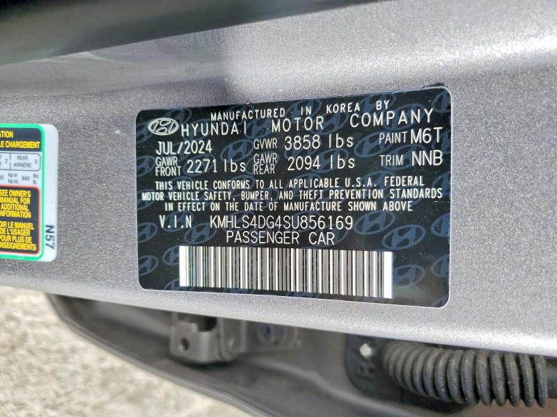 Продаж на аукціоні авто 2025 Hyundai Elantra, vin: KMHLS4DG4SU856169, номер лоту: 51365566
