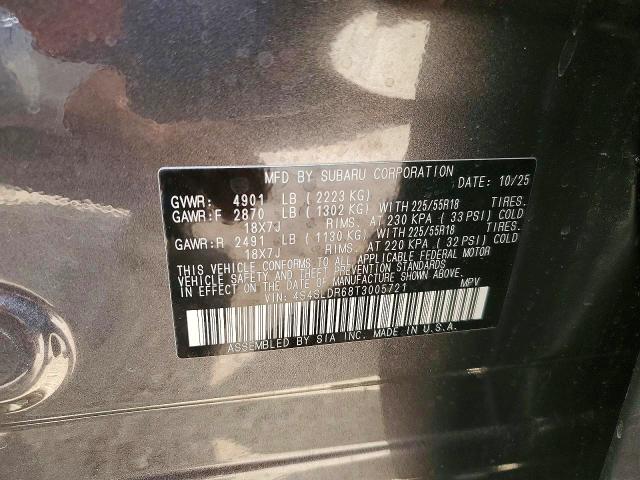47238376 :رقم المزاد ، 4S4SLDR68T3005721 vin ، 2026 Subaru Forester مزاد بيع