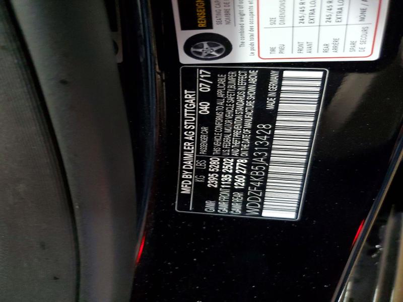 Aukcja sprzedaży 2018 Mercedes-benz E, vin: WDDZF4KB5JA313428, numer aukcji: 49720296