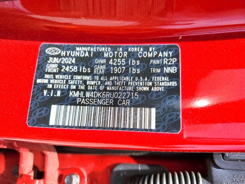 Auction sale of the 2024 Hyundai Elantra N, vin: KMHLW4DK6RU022715, lot number: 49446276