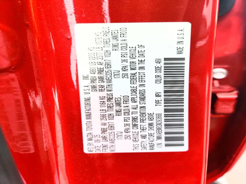 51458566 :رقم المزاد ، 7MMVABBM8SN393668 vin ، 2025 Mazda Cx-50 مزاد بيع