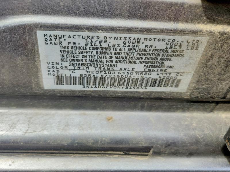 Продаж на аукціоні авто 2022 Nissan Sentra, vin: 3N1AB8CV0NY314851, номер лоту: 50900966