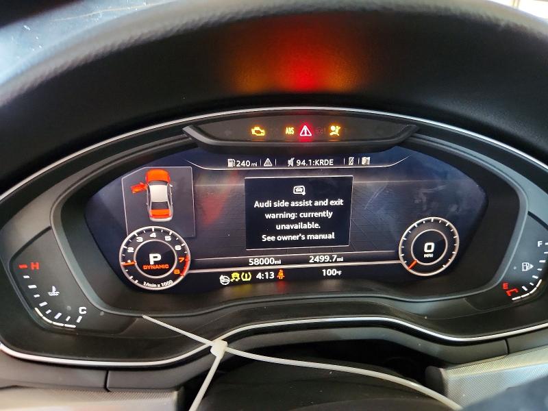 2017 Audi A4 მანქანა იყიდება აუქციონზე, vin: WAUENAF4XHN005502, აუქციონის ნომერი: 49156486