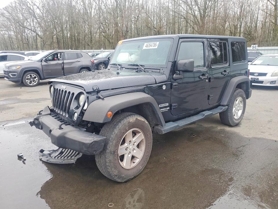 2014 Jeep Wrangler Unlimited მანქანა იყიდება აუქციონზე, vin: 1C4HJWDG7EL176978, აუქციონის ნომერი: 46264786