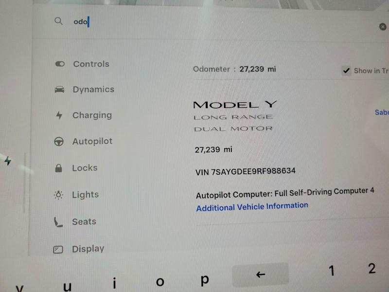 Aukcja sprzedaży 2024 Tesla Model Y, vin: 7SAYGDEE9RF988634, numer aukcji: 49219026