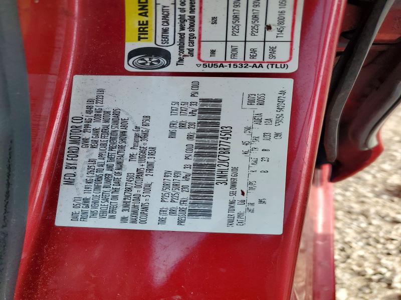 Продаж на аукціоні авто 2011 Lincoln Mkz, vin: 3LNHL2JC7BR774503, номер лоту: 48416076
