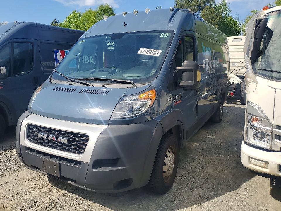 Продаж на аукціоні авто 2020 Ram Promaster 3500, vin: 3C6URVJG7LE129033, номер лоту: 50575196