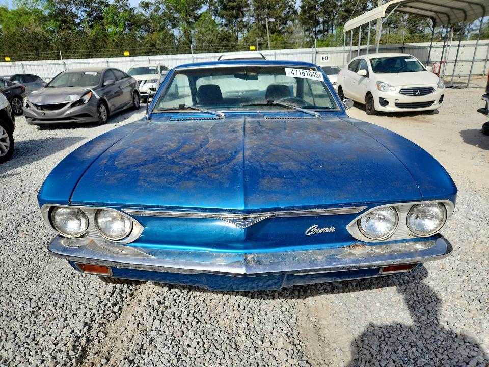 1967 Chevrolet Corvair მანქანა იყიდება აუქციონზე, vin: 105377W103501, აუქციონის ნომერი: 47161046