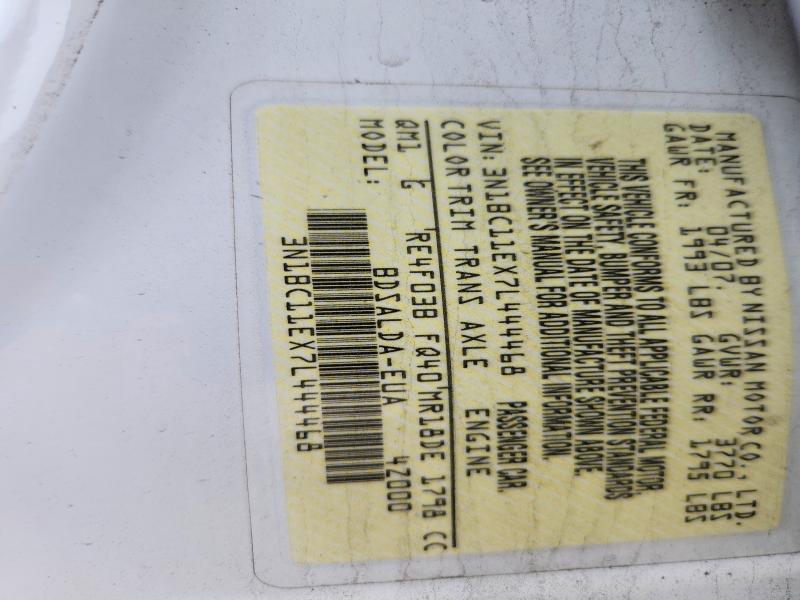 Aukcja sprzedaży 2007 Nissan Versa, vin: 3N1BC11EX7L444468, numer aukcji: 51447526