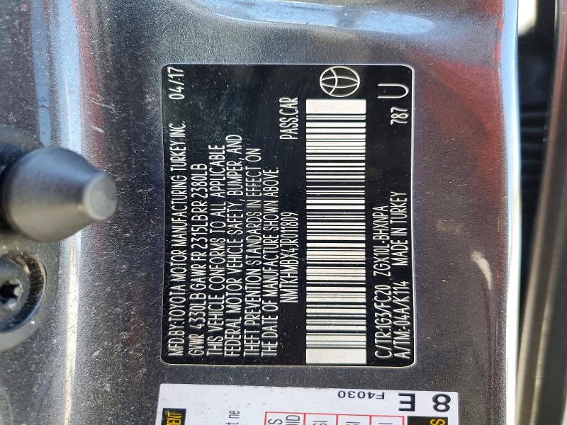 48623706 :رقم المزاد ، NMTKHMBX4JR011809 vin ، 2018 Toyota C-hr مزاد بيع
