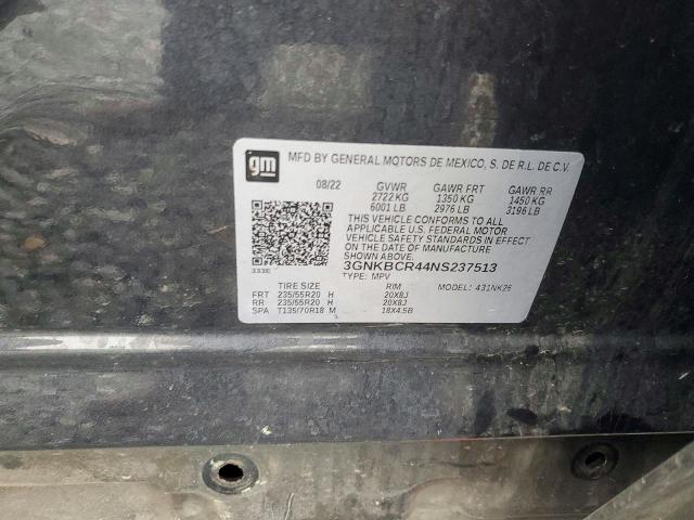 Продаж на аукціоні авто 2022 Chevrolet Blazer, vin: 3GNKBCR44NS237513, номер лоту: 50554316