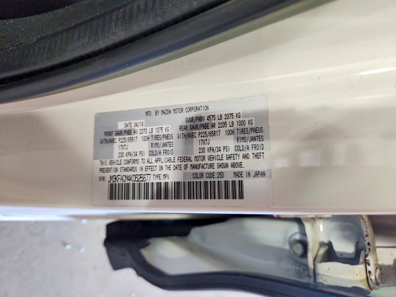 50675106 :رقم المزاد ، JM3KFACM4K0625877 vin ، 2019 Mazda Cx-5 مزاد بيع