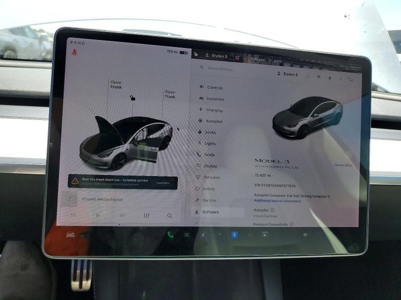 2021 Tesla Model 3 მანქანა იყიდება აუქციონზე, vin: 5YJ3E1EA8MF877879, აუქციონის ნომერი: 51866946