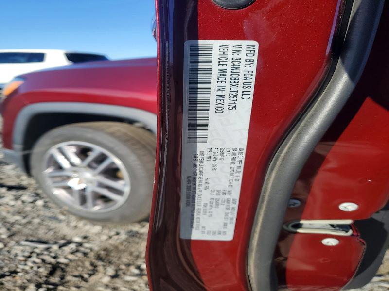Продаж на аукціоні авто 2020 Jeep Compass, vin: 3C4NJCBBXLT257175, номер лоту: 48461706